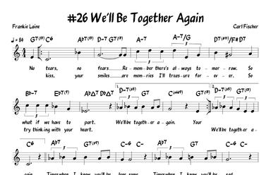 We'll Be Together Again (arr. John Fries)