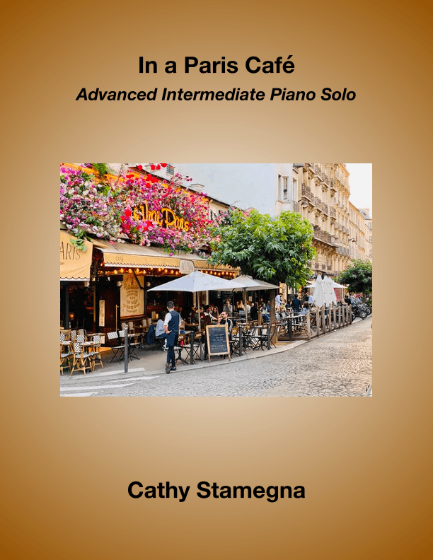 In a Paris Café (Advanced Intermediate Piano Solo)
