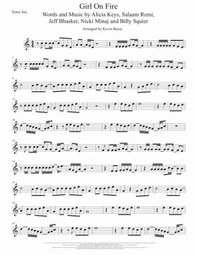 Girl On Fire (arr. Kevin Busse)