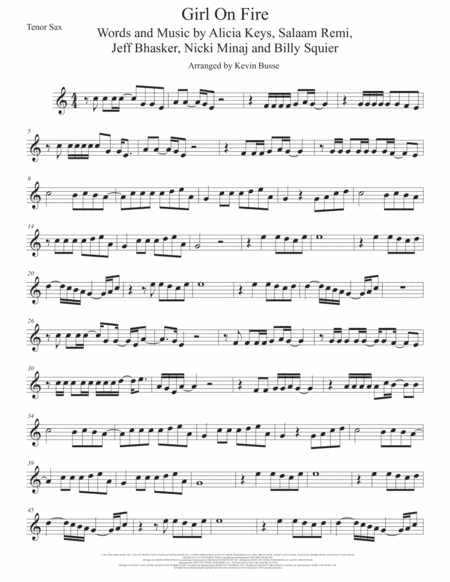 Girl On Fire (arr. Kevin Busse)