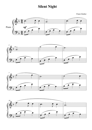 Silent Night (arr. Passoni Music)
