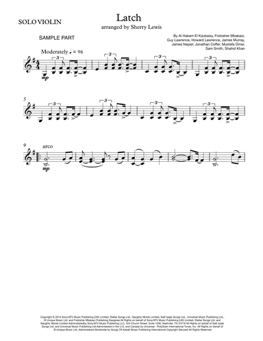 Latch (arr. Sherry Lewis)