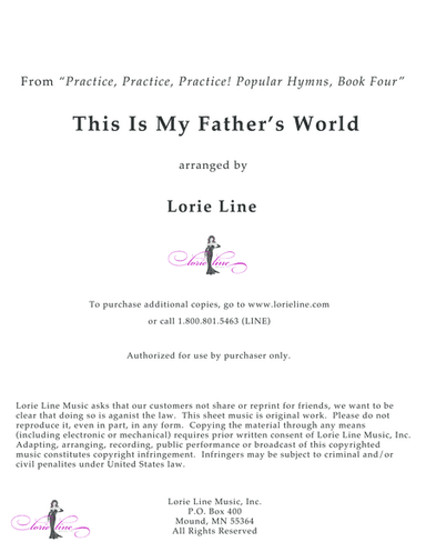 This Is My Father's World - EASY! (arr. Lorie Line)