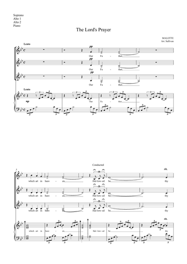 The Lord's Prayer (arr. David M. Sullivan)