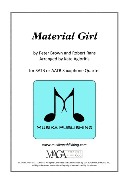 Material Girl (arr. Kate Agioritis)