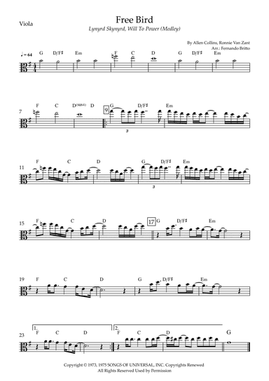 Free Bird (arr. Fernando Britto)