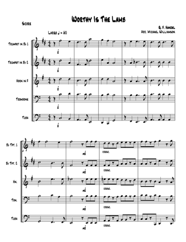 Worthy Is The Lamb (arr. Michael Williamson)