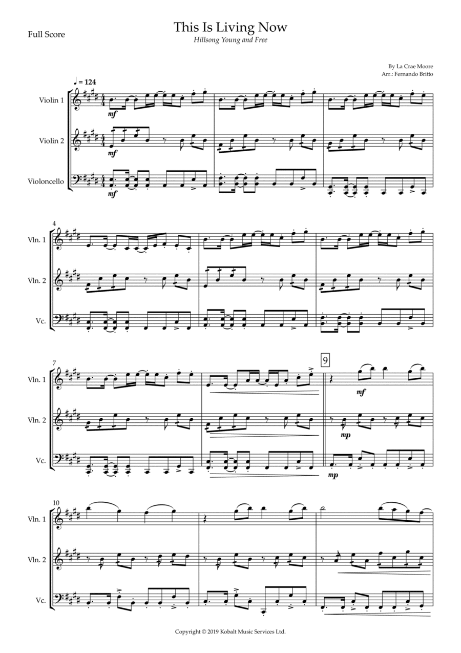 This Is Living Now (arr. Fernando Britto)