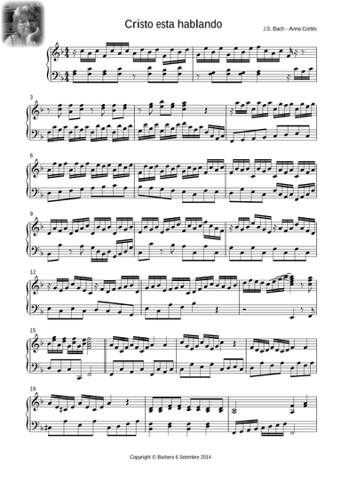 Cristo esta hablando (arr. Anna Corttés)