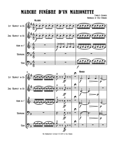 Marche Funèbre d'un Marionette (arr. Rick Rangno)