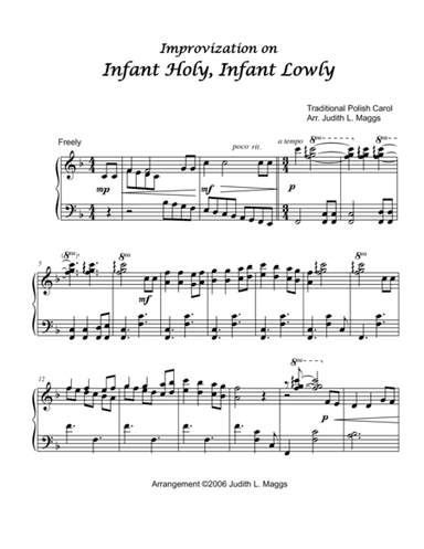 Improvisation on "Infant Holy, Infant Lowly" (arr. Judith L. Maggs)