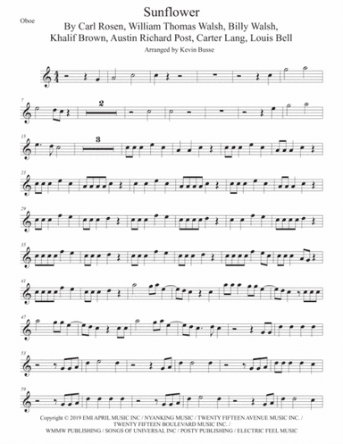 Sunflower (arr. Kevin Busse)