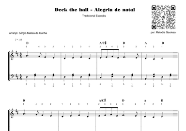 Deck the hall - Alegria de natal (arr. Sérgio Matias da Cunha)