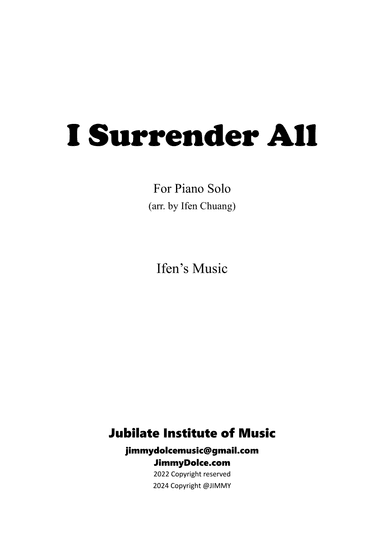 Cross Medley (arr. Ifen Chuang)