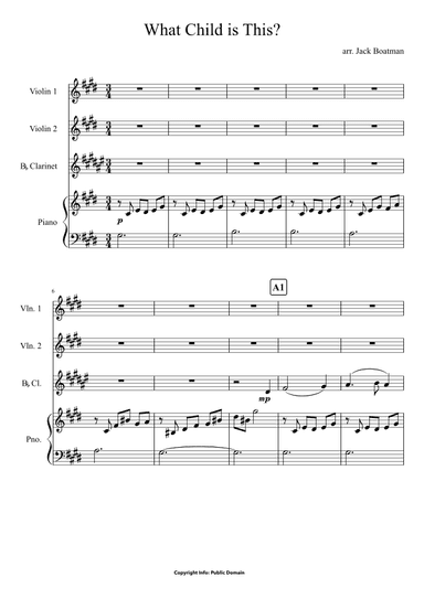 What Child is This? (arr. Jack Boatman)