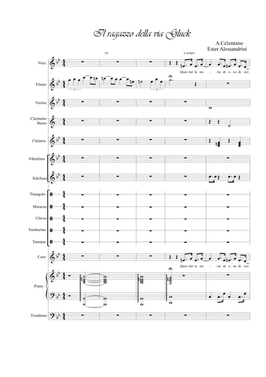 Il ragazzo della via Gluck (arr. E.Alessandrini)