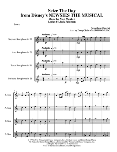Seize The Day (arr. Doug Clyde)