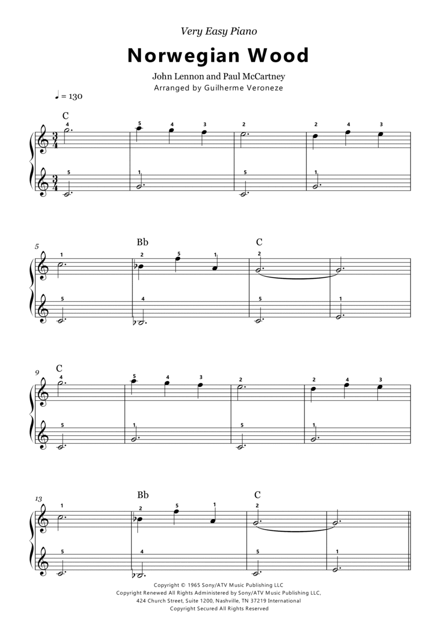 Norwegian Wood (this Bird Has Flown) (arr. Guilherme Veroneze)
