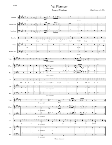 Vai Florescer (arr. Lucas Alexandre Santos Silva)
