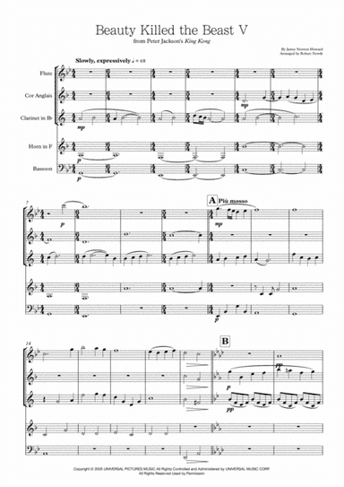 Beauty Killed The Beast V (arr. Robert Newth)
