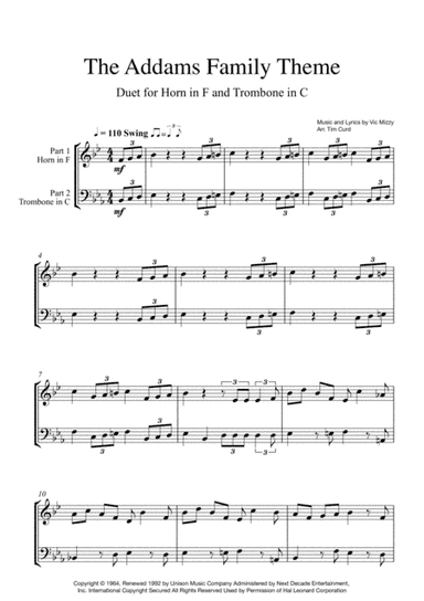 Addams Family Theme (arr. Tim Curd)