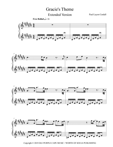 Gracie's Theme (arr. Musikeo)