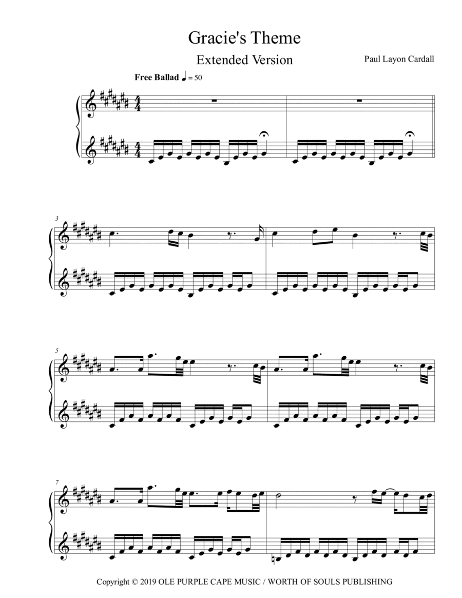 Gracie's Theme (arr. Musikeo)