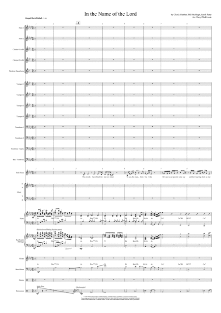 In The Name Of The Lord (arr. Daryl McKenzie)