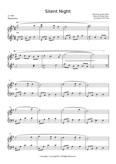 Silent Night (arr. PL Ting)