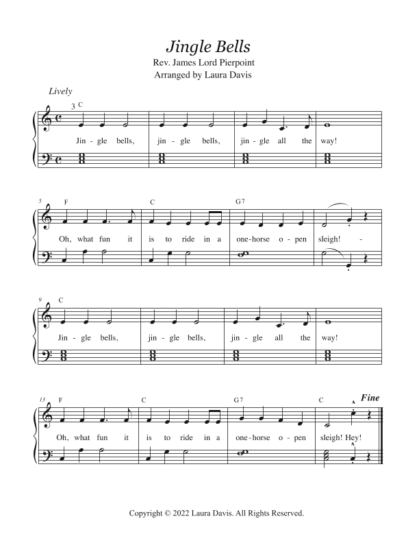 Jingle Bells (arr. Laura Davis)