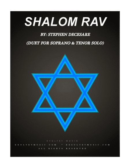 Shalom Rav (Duet for Soprano and Tenor Solo)