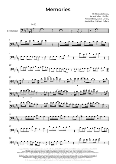 Memories (arr. Alliance Edition)
