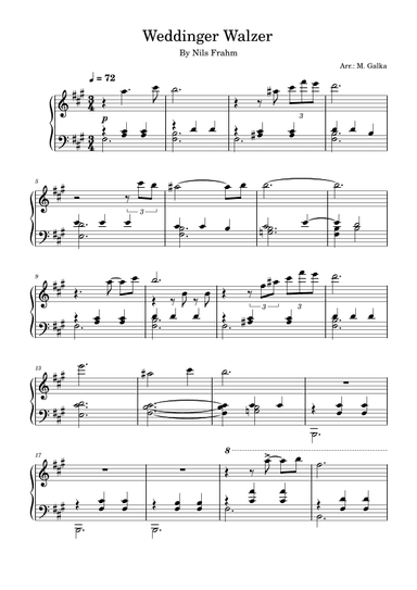 Weddinger Walzer (arr. M. Galka)