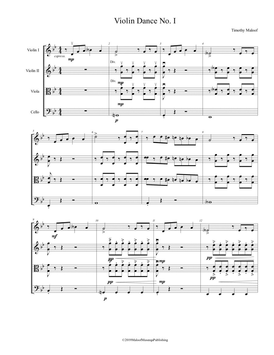 Violin Dance No. 1
