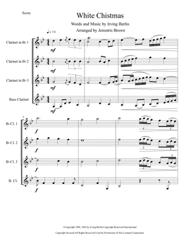 White Christmas (arr. Jemetris Brown)
