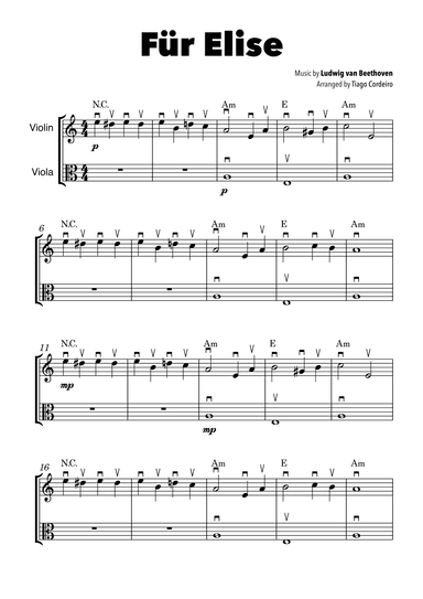 Für Elise (arr. Tiago Cordeiro)
