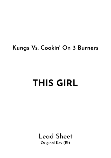 This Girl (arr. Jireh J.)