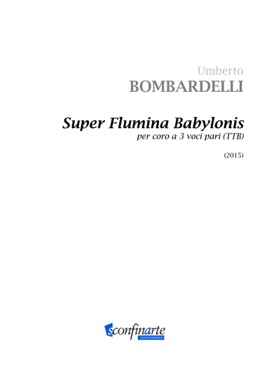Umberto Bombardelli: SUPER FLUMINA BABYLONIS (ES 921)