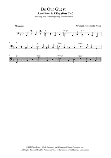 Be Our Guest (arr. Miranda Wong)
