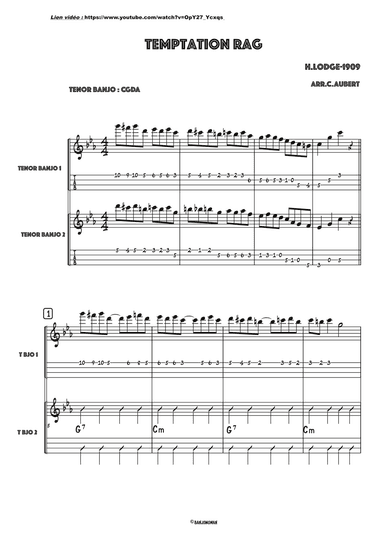 Temptation rag (arr. Caroline Aubert)