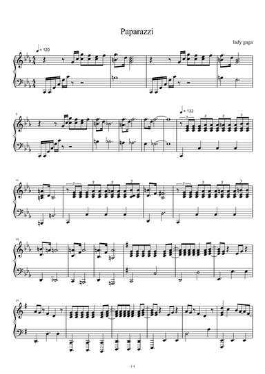 Paparazzi (arr. Lady Gaga)