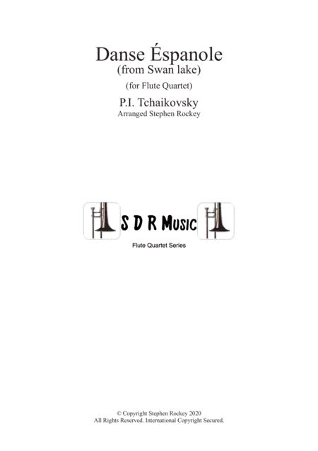 Spanish Dance from Swan Lake for Flute Quartet (arr. Stephen Rockey)