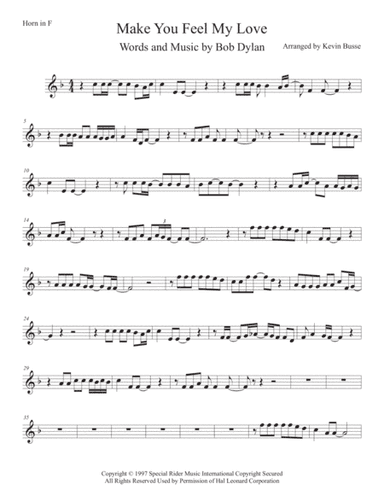 Make You Feel My Love (arr. Kevin Busse)
