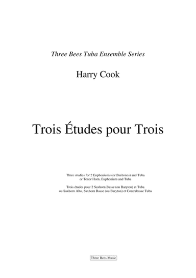 Trois Etudes pour Trois