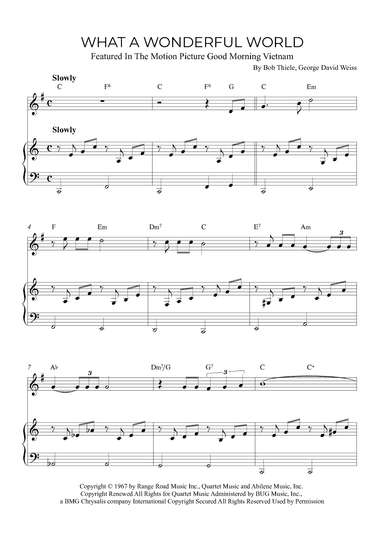What A Wonderful World (arr. Alex Nunes Rodrigues)