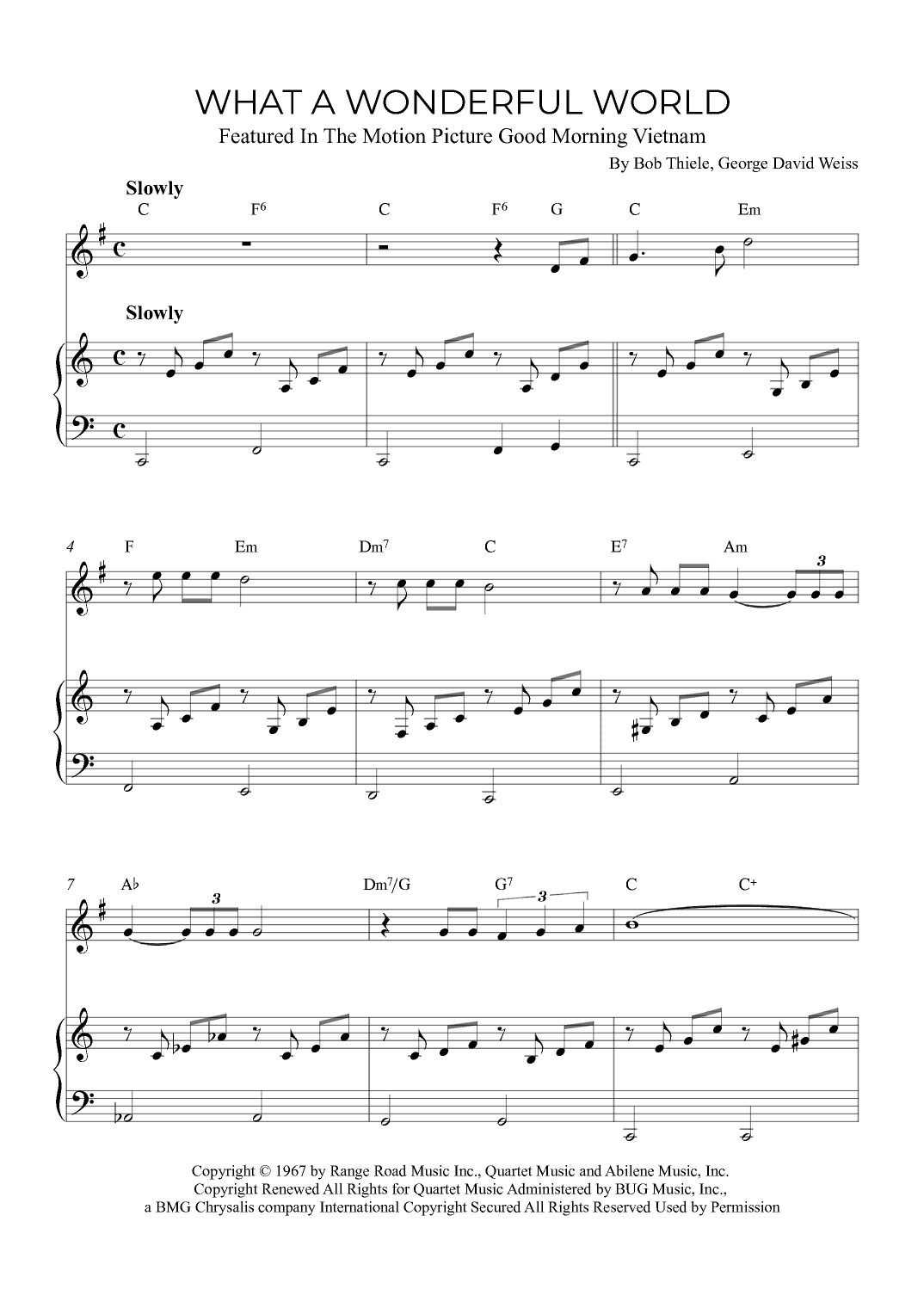 What A Wonderful World (arr. Alex Nunes Rodrigues)