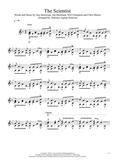 The Scientist (arr. Antonius Agung Setiawan)