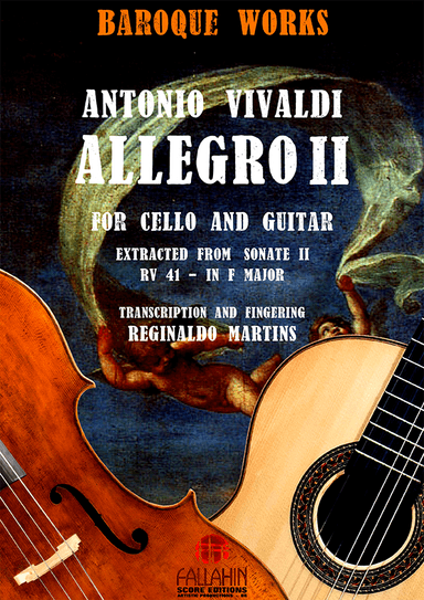 ALLEGRO II - SONATE II (IN F MAJOR - RV 41) - ANTONIO VIVALDI - FOR CELLO AND GUITAR (arr. REGINALDO MARTINS)