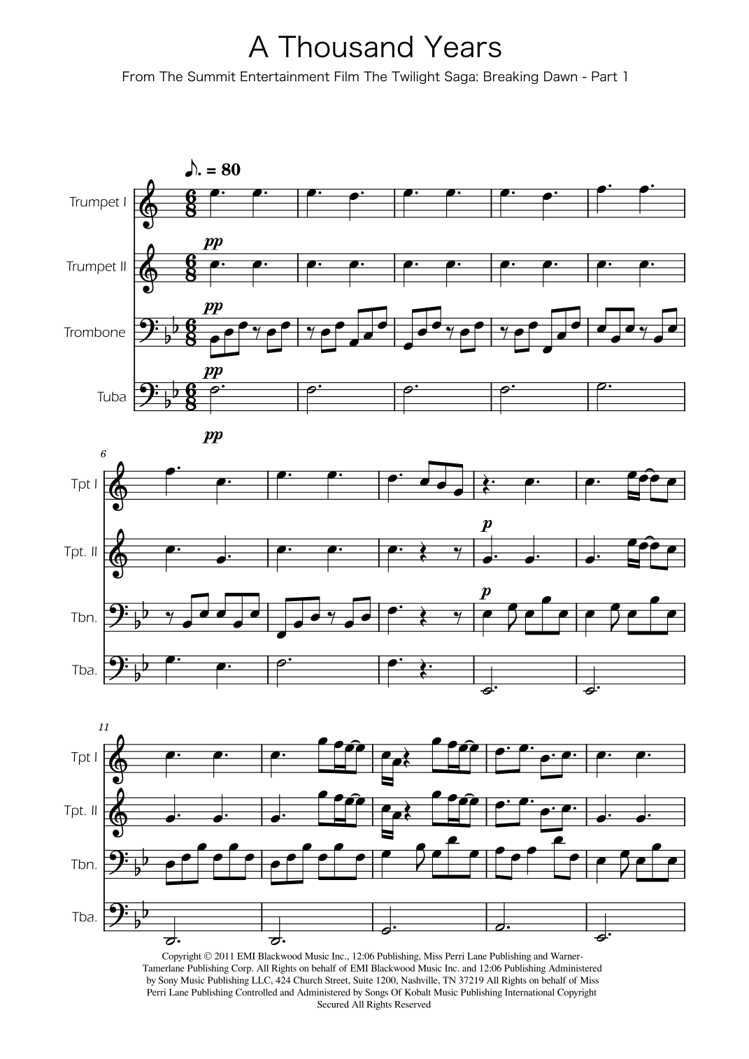 A Thousand Years (arr. Ygor Nunes)