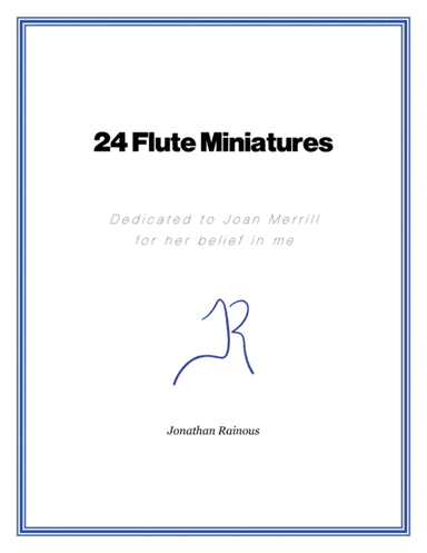 24 Flute Miniatures: No. 7, Disquiet